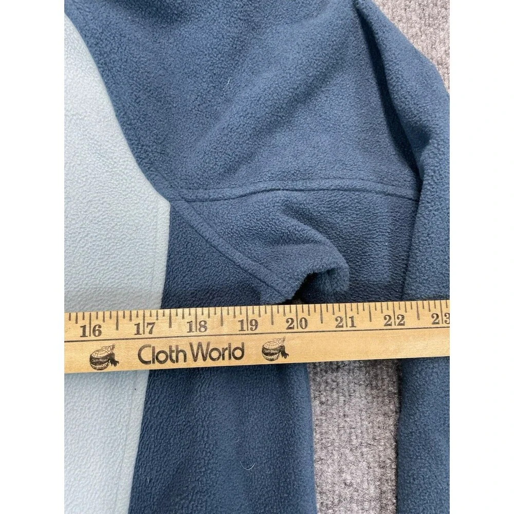 The North Face Jacket Women’s L Large Two Tone Blue Fleece Khumbu Full Zip - Picture 8 of 9